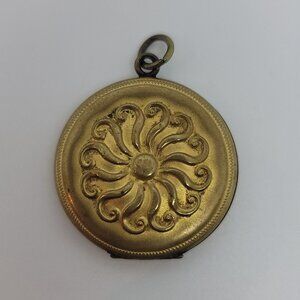 Antique Art Deco Gold Filled & Repousse Locket